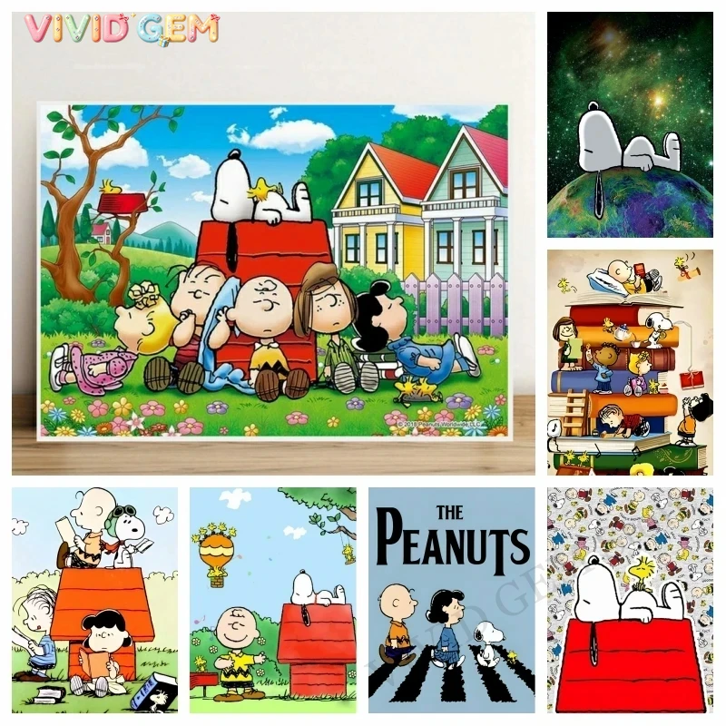 VIVID GEM 2026 New Cute Snoopy - 5D Diamond Painting Kit Full Drill review and price