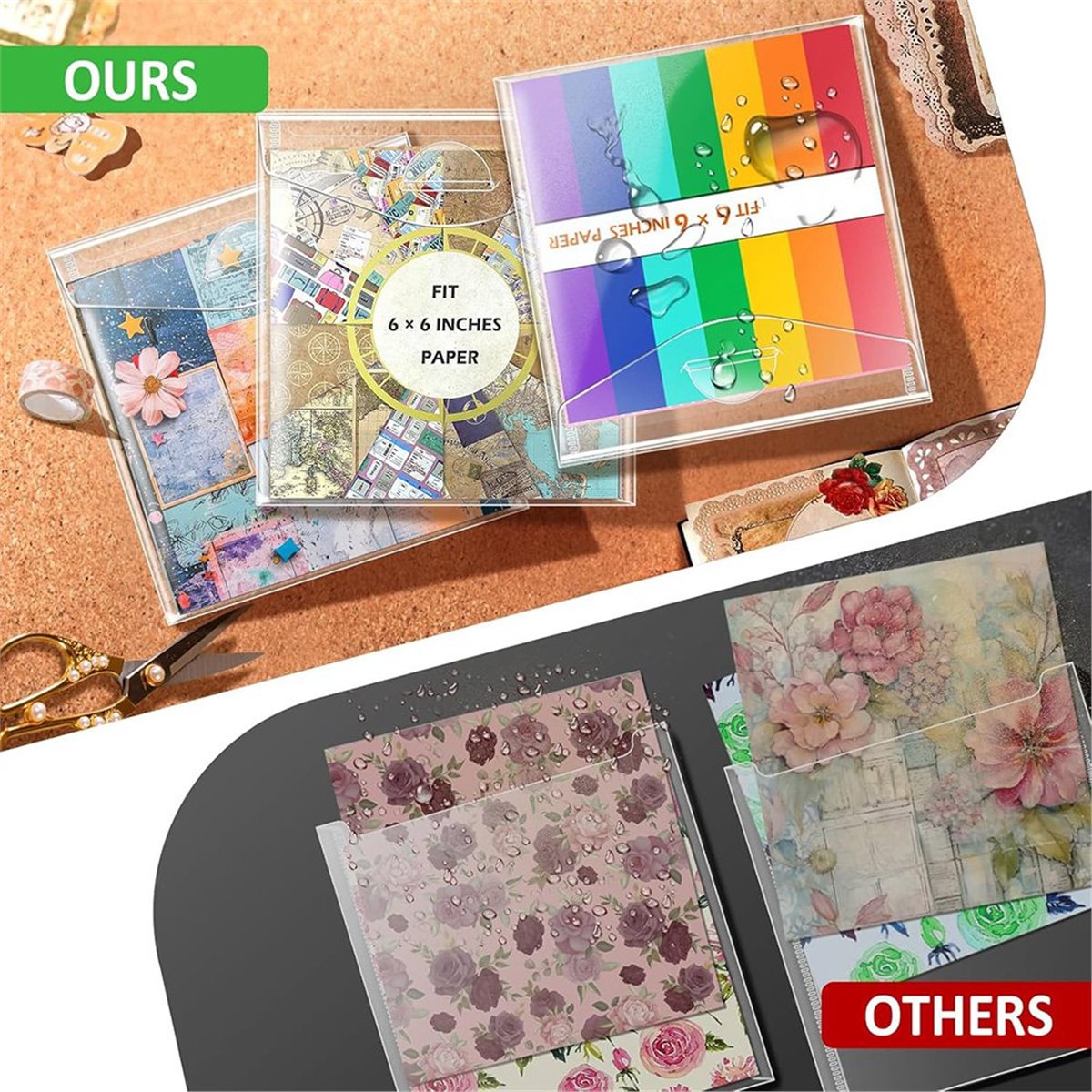 (A02R] 6x6Inch Scrapbook Stora - Scrapbooking review and price