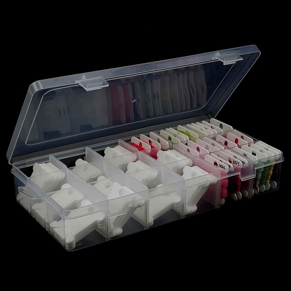 Embroidery Floss Organizer 18  - Cotton Embroidery Thread Skeins review and price