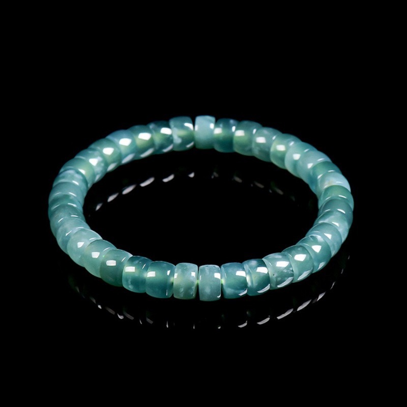 Natural Grade A Jadeite Blue W - Beading review and price