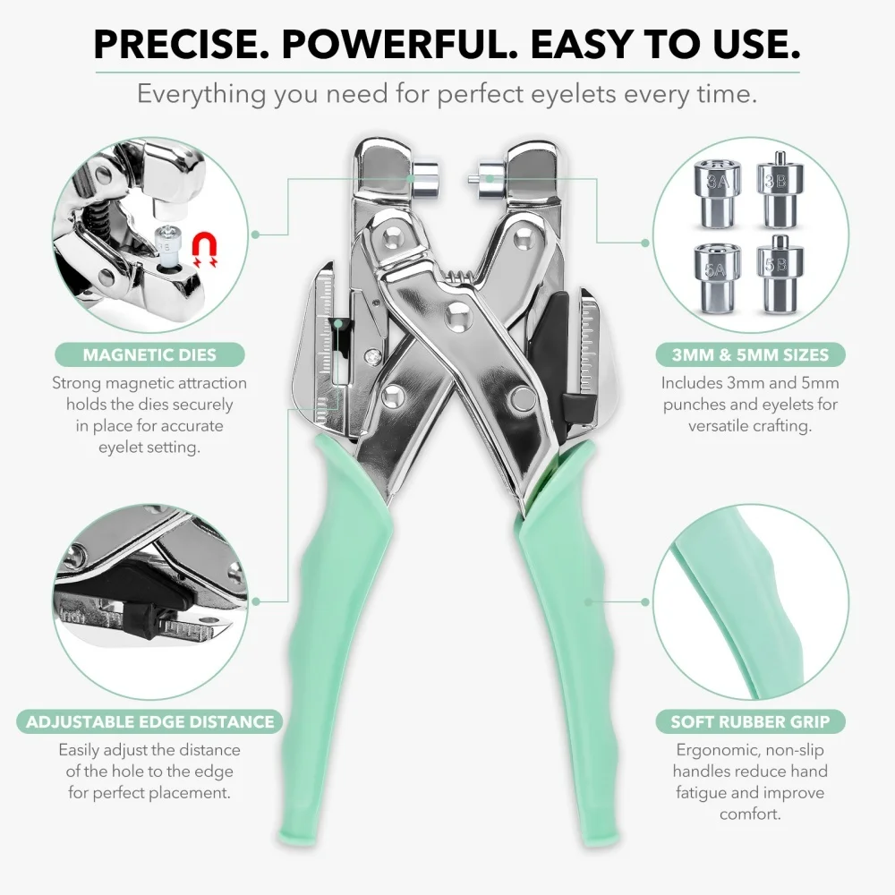 Grommet Tool Kit Handheld Hole - Sewing review and price