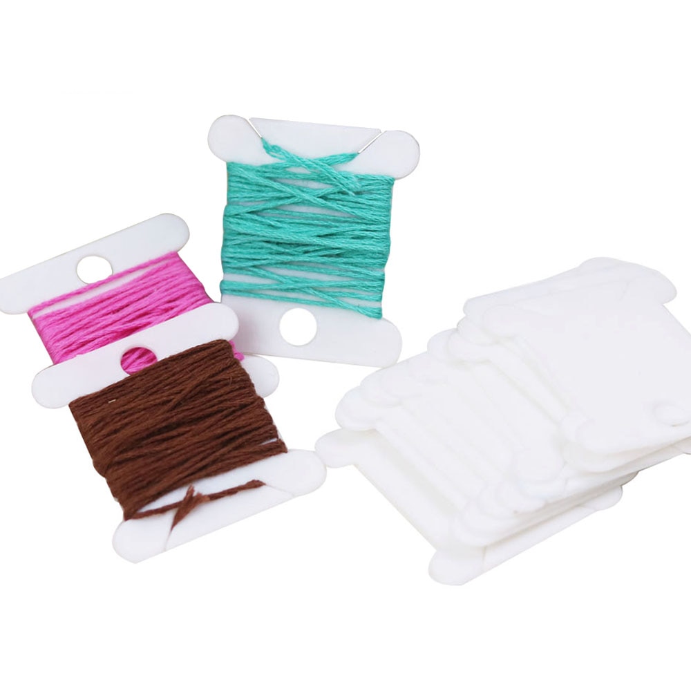 30pcs Plastic Floss Bobbins Se - Cotton Embroidery Thread Skeins review and price