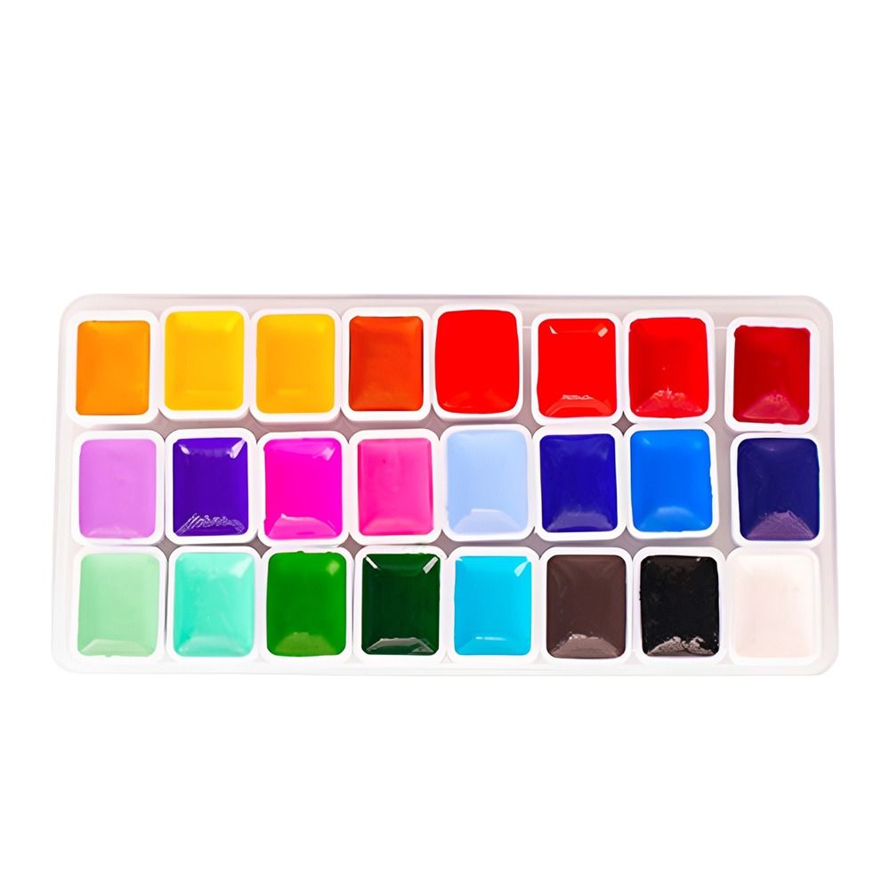 24 Colors Watercolors Paint Se - Watercolor Paint Set Solid Pigment review and price