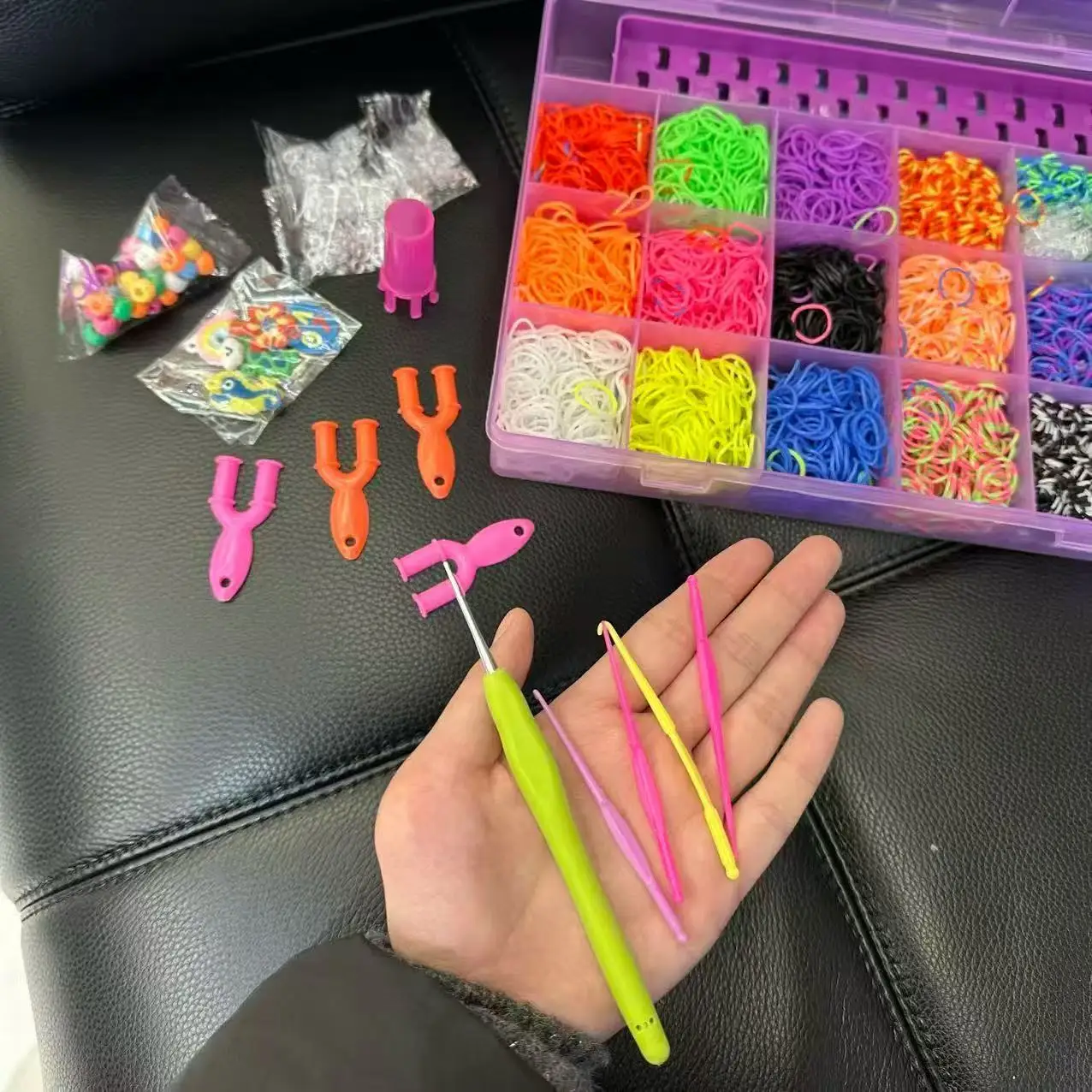 4800 Loom Bands Kit, Rubber Ba - Beading review and price