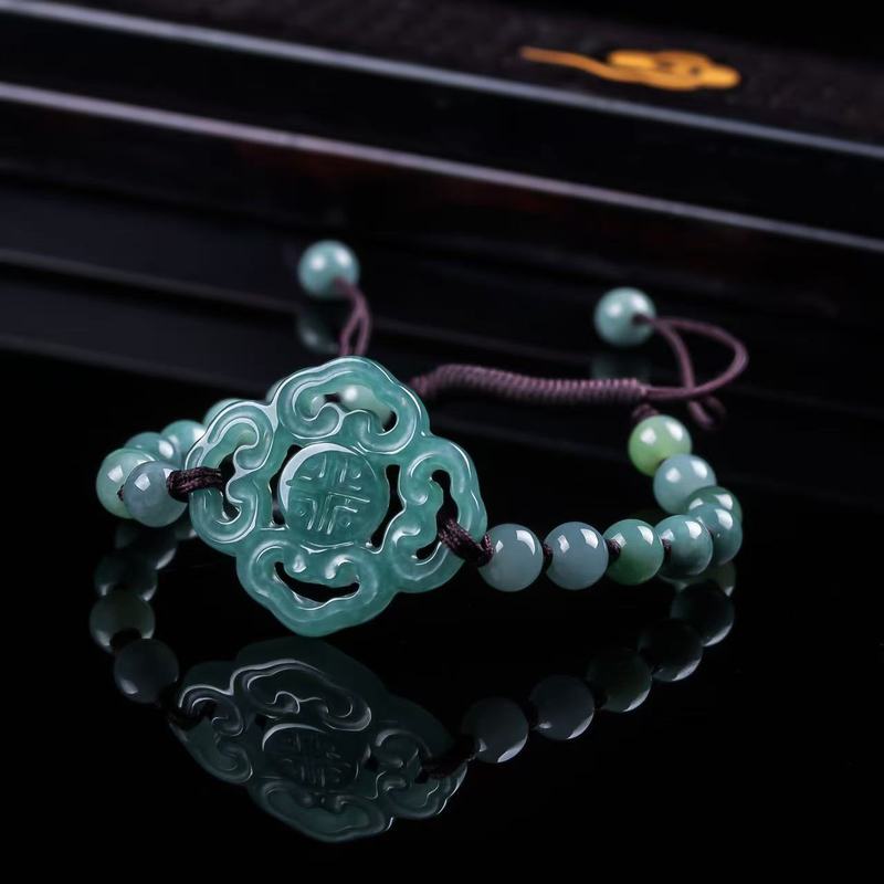 Natural Jadeite A-grade Bracel - Beading review and price