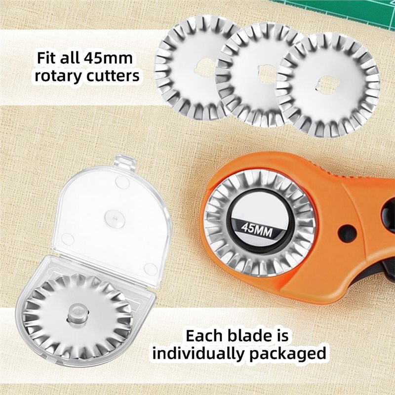 AAAF Replacement Blades For Fa - Rotary Cutter For Fabric 45Mm review and price