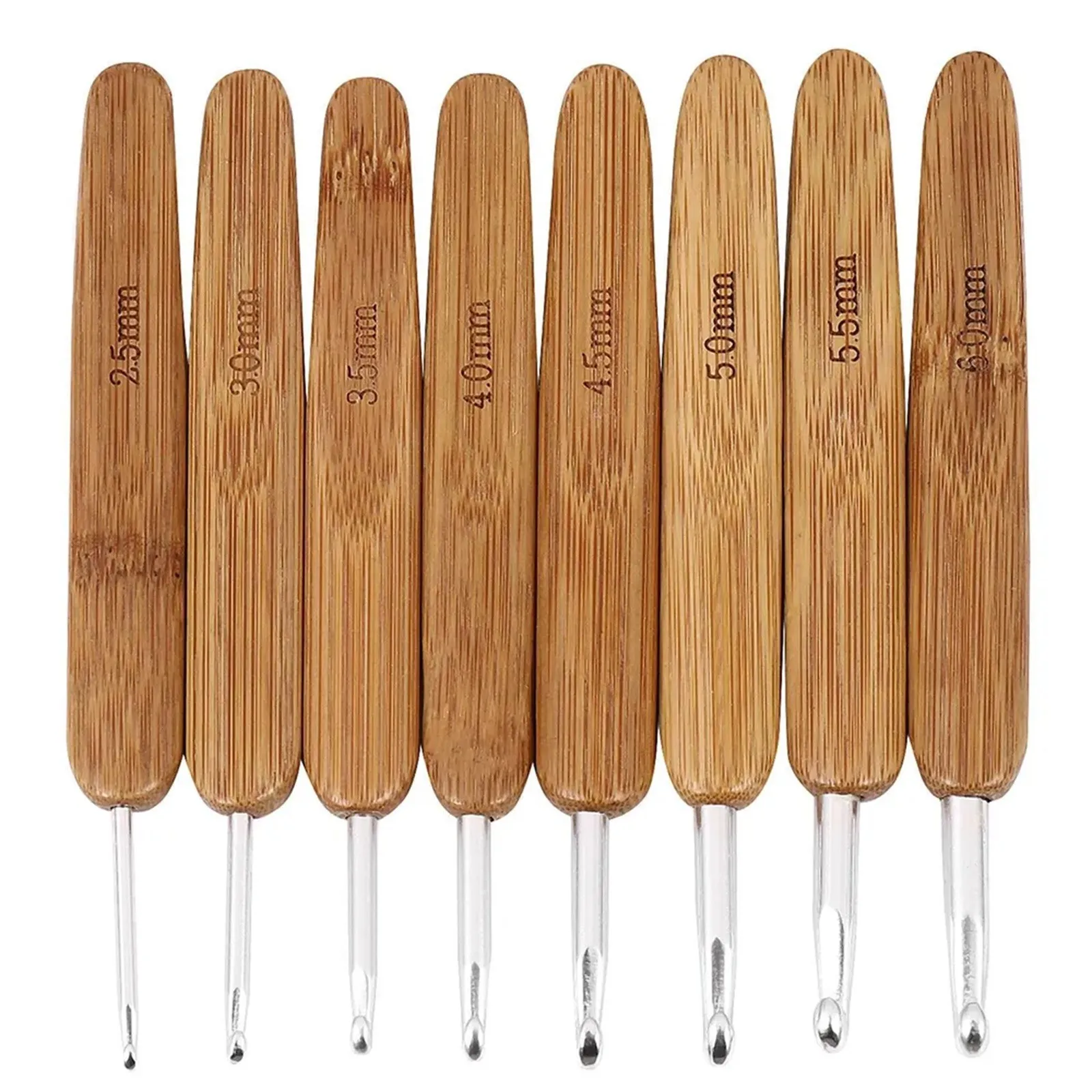 Artisanal Bamboo-Wood Crochet  - Wooden Crochet Hooks Ergonomic Handle review and price
