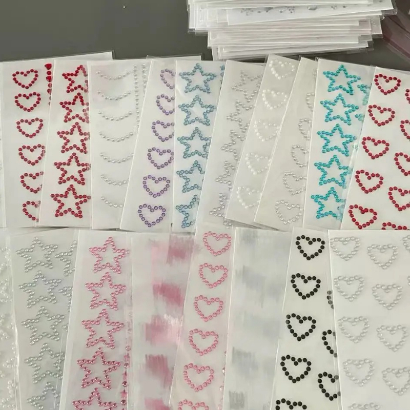 Self Adhesive Diamond Star Hea - Scrapbooking review and price
