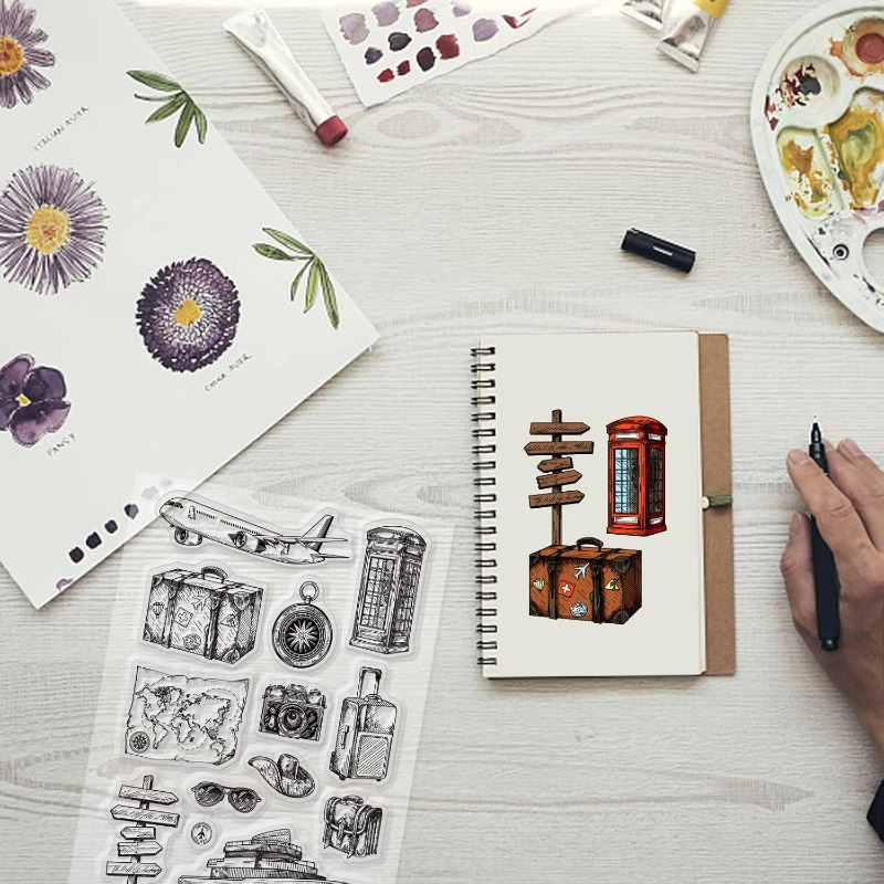Travel Silicone Clear Stamp Ai - Clear Silicone Stamps For Card Making review and price