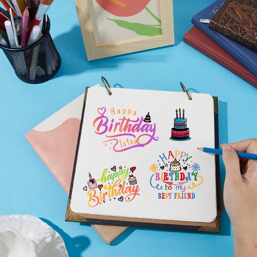Happy Birthday Clear Stamps fo - Clear Silicone Stamps For Card Making review and price