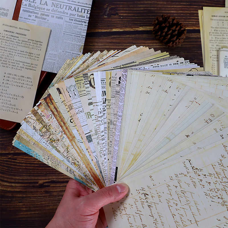30 Pcs Old Map Flower Letters  - Vintage Junk Journal Scrapbooking Paper review and price