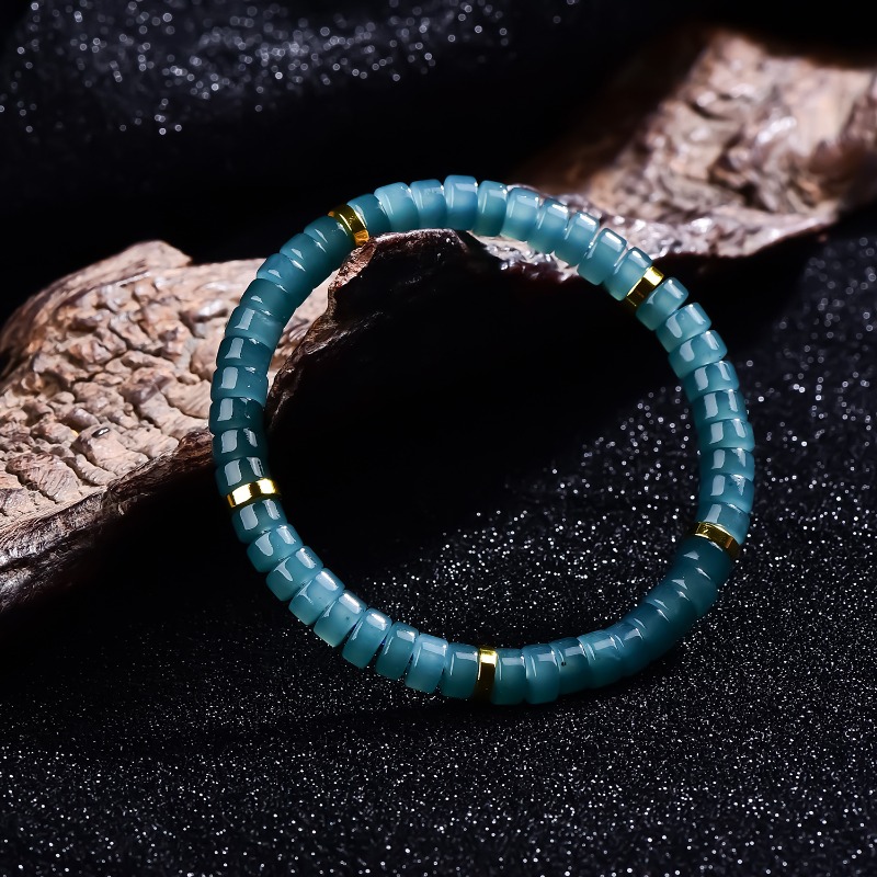 Natural Jadeite Blue Water Aba - Beading review and price