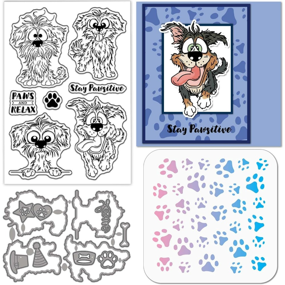 Comic Dog Clear Silicone Stamp - Clear Silicone Stamps For Card Making review and price