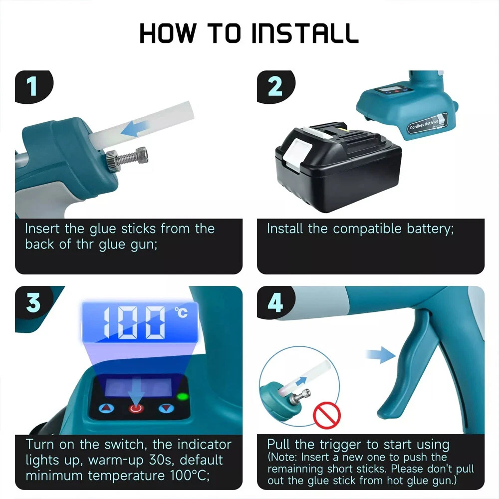 Newest Cordless Hot Melt Glue  - Hot Melt Glue Gun Cordless review and price