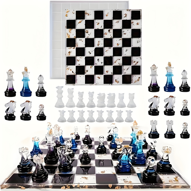 11Chessboard16Resin Silicone M - Silicone Epoxy Resin Molds Set review and price