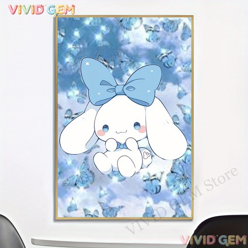 VIVID GEM Sanrio Blue Cloud Ci - 5D Diamond Painting Kit Full Drill review and price