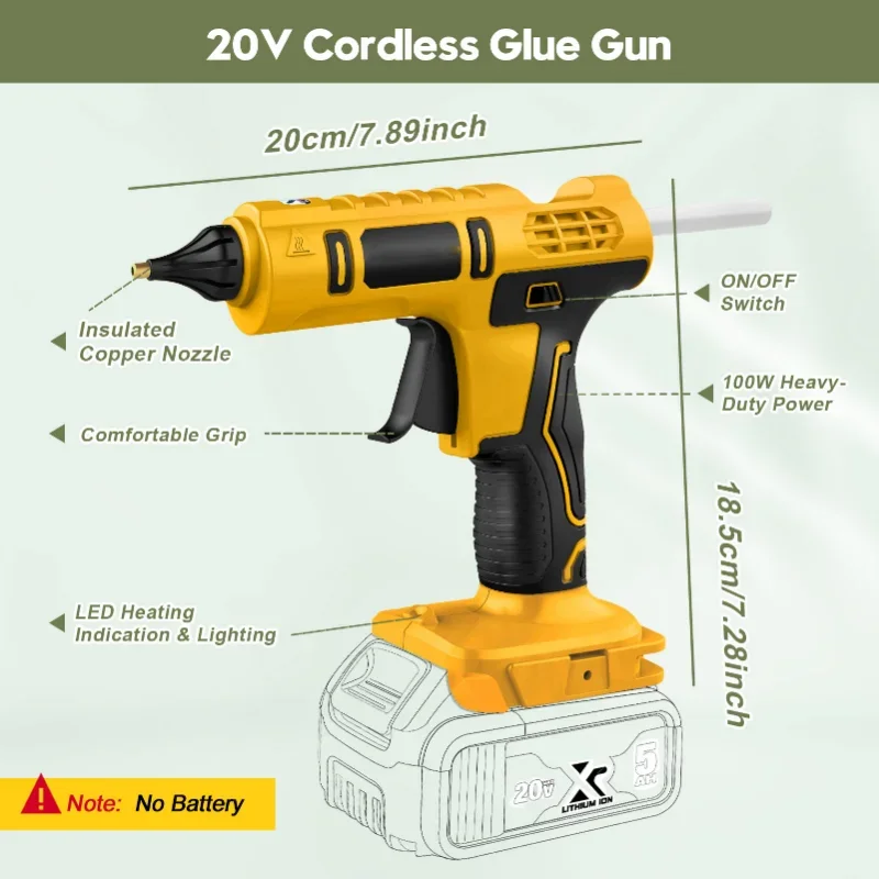 Cordless Electric Handheld Hot - Hot Melt Glue Gun Cordless review and price