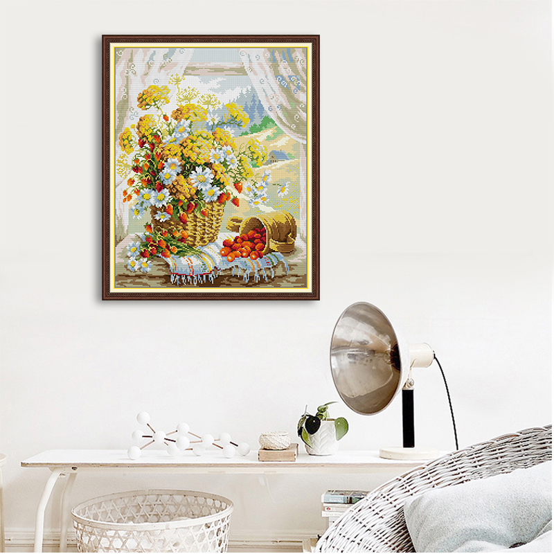 Stamped Cross Stitch Kit Canva - Cross Stitch Stamped Kits Beginners review and price