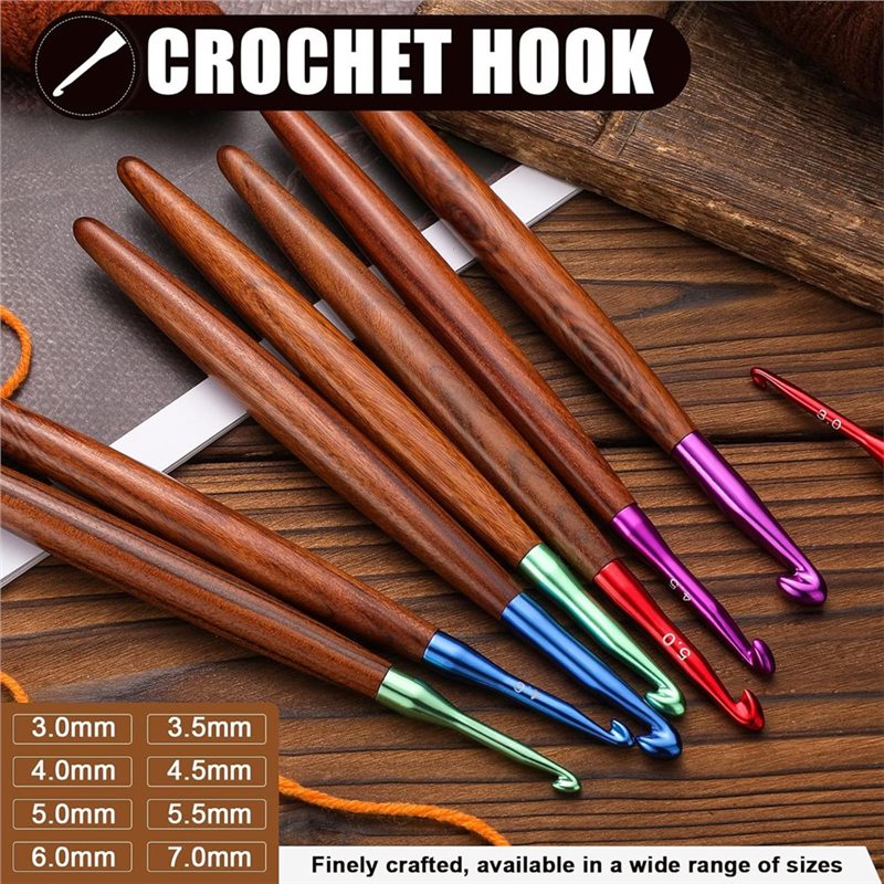 【LAST CHANCE】Ergonomic Crochet - Wooden Crochet Hooks Ergonomic Handle review and price