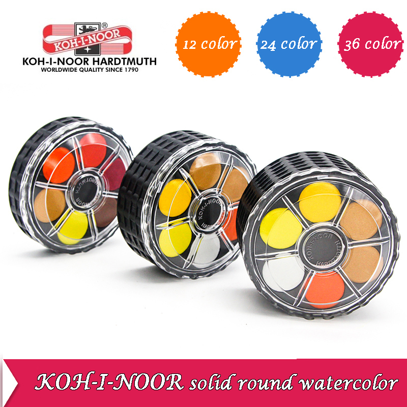 KOH-I-NOOR Solid Watercolor Pi - Watercolor Paint Set Solid Pigment review and price