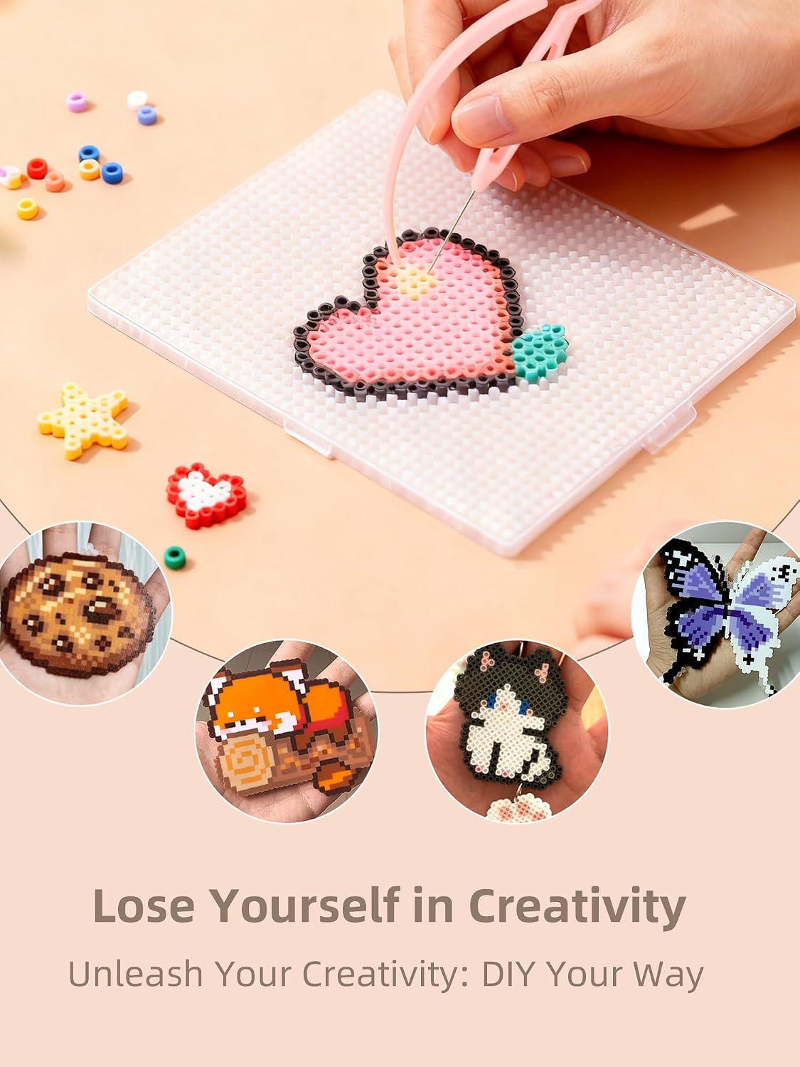 Fuse Beads Kit-Easy DIY-96 Col - Beading review and price